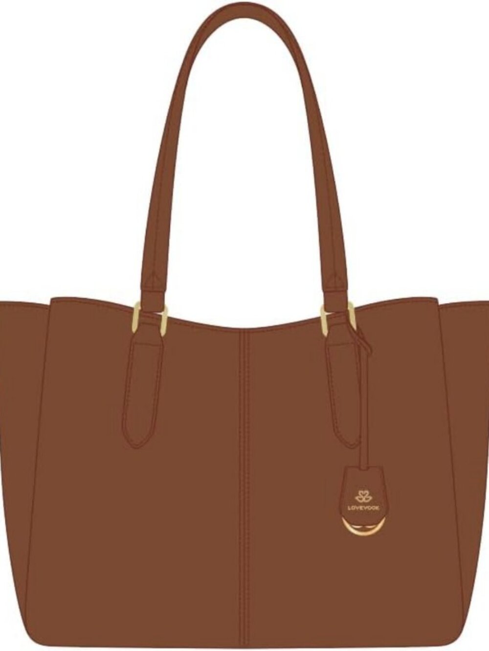 Stylish Laptop Tote Bag for Women - 15.6" Work Bag with Triple Compartments